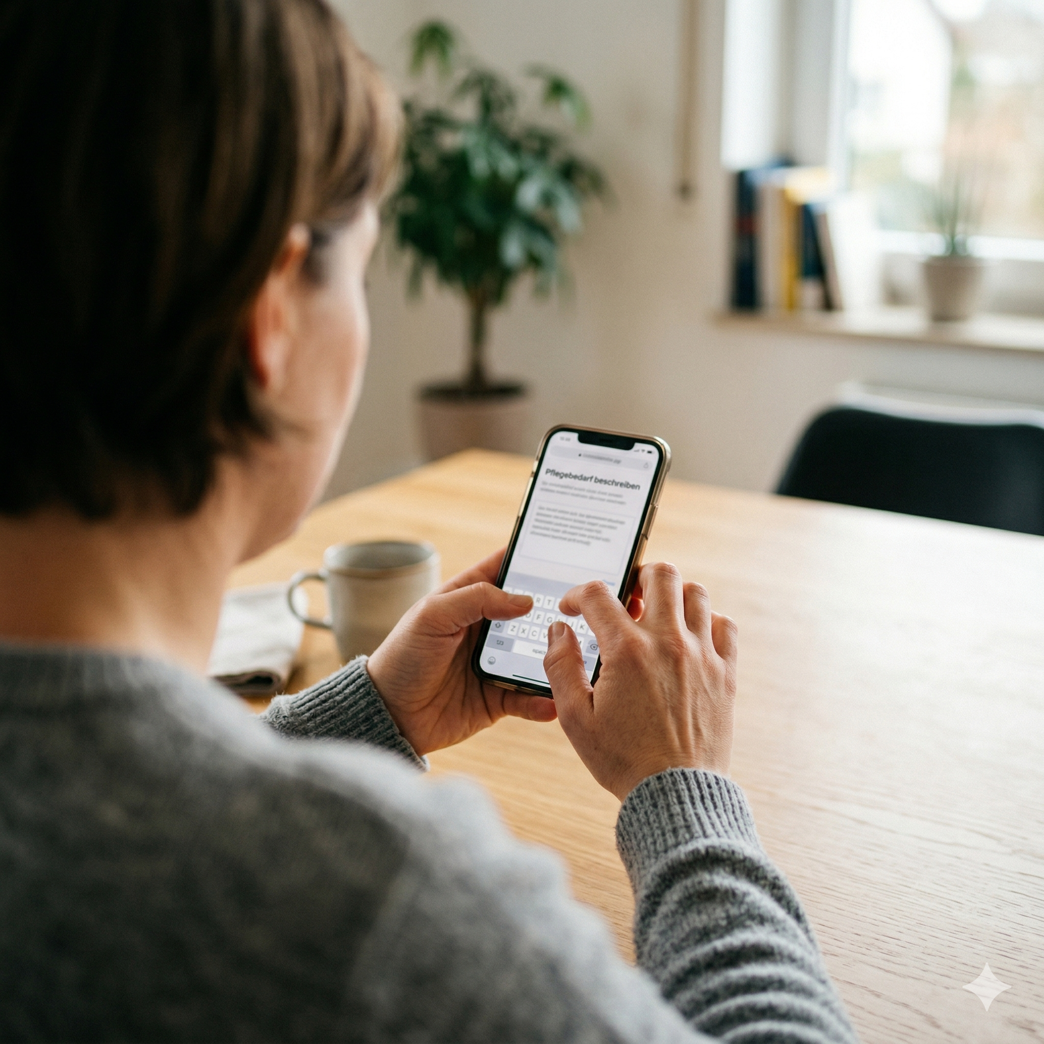 Pflegebedarf beschreiben